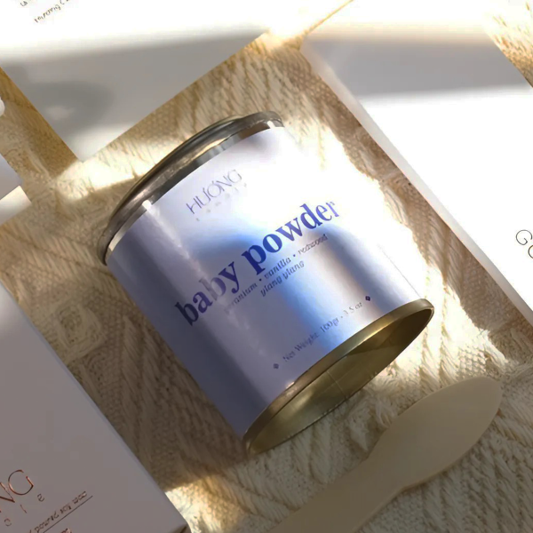 Nến Thơm Hũ Thiếc – Baby Powder